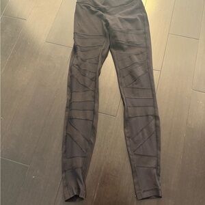 Lululemon Black Geometric Pattern Leggings